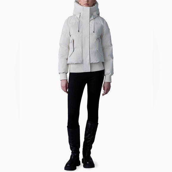MACKAGE NEFI-NFZ CREAM L - BRAND NEW LADIES NORDIC DOWN JACKET - Picture 3 of 7